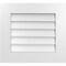 Ekena Millwork Vertical Surface Mount PVC Gable Vent: Non-Functional, w/ 3-1/2"W x 1"P Standard Frame, 22"W x 20"H GVPVE22X2001SN - alternate 1
